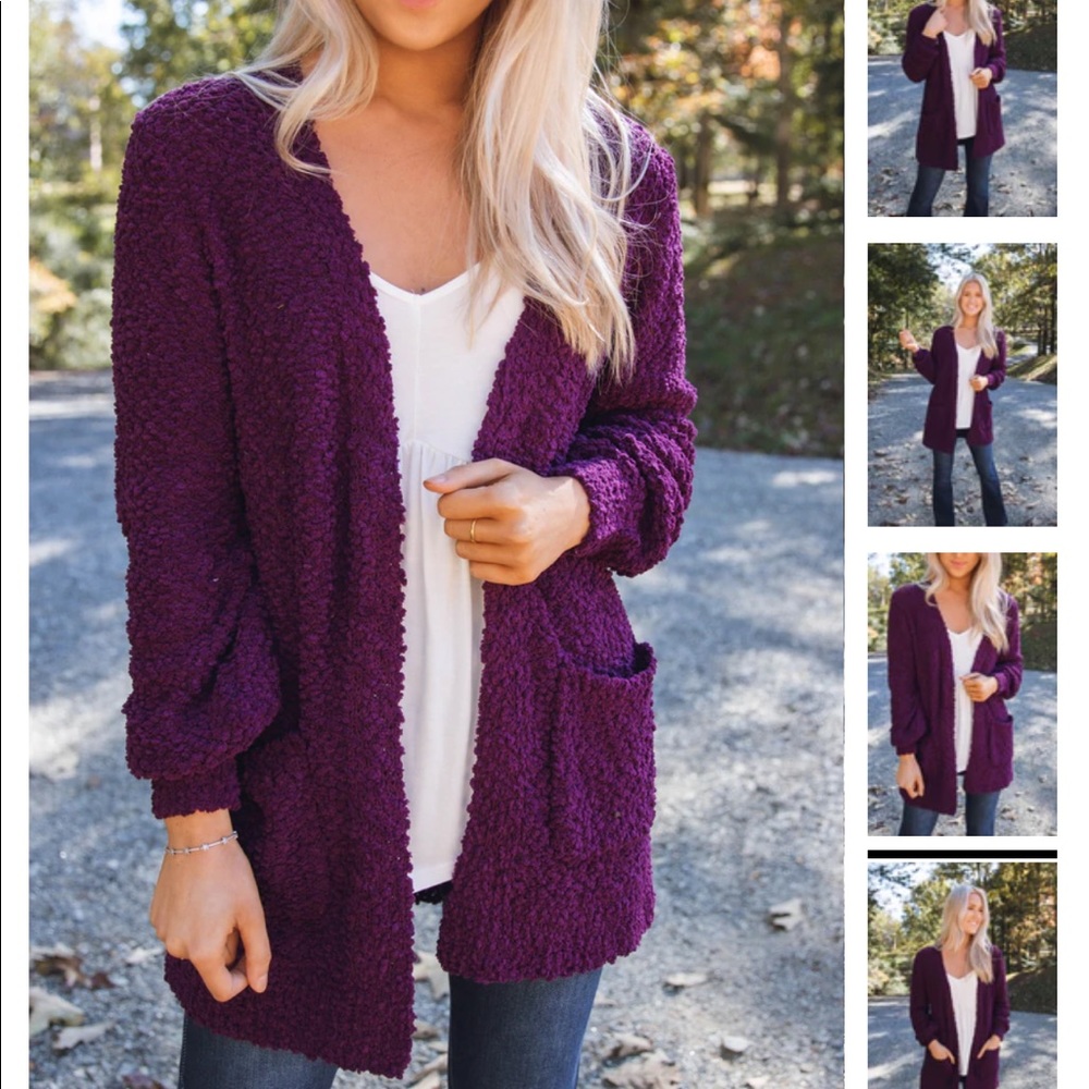 Cupio Blush Popcorn Cardigan